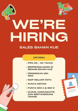 Sales BAHAN KUE