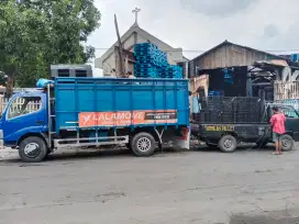 Supplier pallet plastik bekas murah palet plastik second jaring