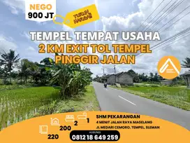 Tempel 2 Menit Exit Tol Tempat Usaha Pinggir Jalan Ramai