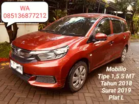 Honda Mobilio 2018 Bensin, Surat 2019