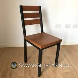 Meja Kursi industrial cafe, taman, kantor bisa custom
