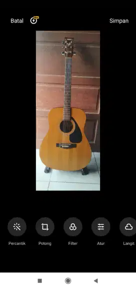 Gitar akustik ori Yamaha f310 mantap siap pakai pas