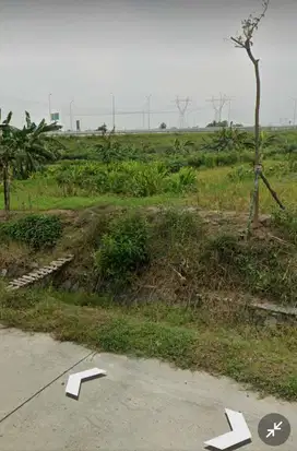 Lahan 5 HA harga 550 ribu permeter 2 km dari Belahanrejo toll Gresik