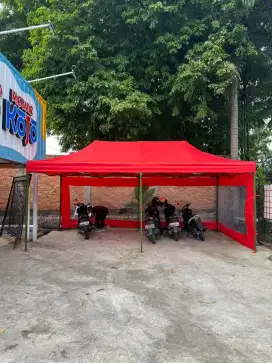 Tenda Lipat 3x6 meter terbesar. Ready stok Palembang. Bisa cod