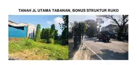 Tanah Bonus Struktur Pondasi 4 Ruko , Di Jl. Ir Soekarno Tabanan Bali