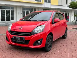 Daihatsu ayla X 1.0 matic 2021 automatic AT METIC merah mulus facelift