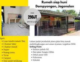 Rumah siap huni type 78 bisa KPR