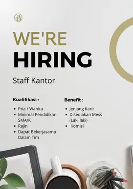 Open Recruitment Office Staff