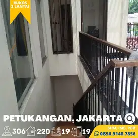 Rumah Kost Aktif dijual Murah, 2 Lantai di Petukangan, Jakarta Selatan