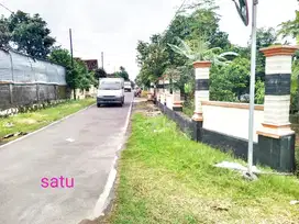 Pekarangan 187m² dua muka 11x17 jalan 6,5m dekat pasar godok