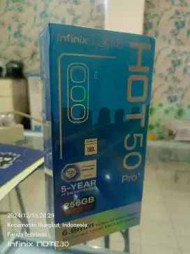 Infinix hot 50 pro plus 8+8/256gb baru garansi resmi bisa TT Kredit