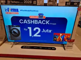 LG LED TV SMART 4K 65 PROMO BEBAS 1x CICILAN