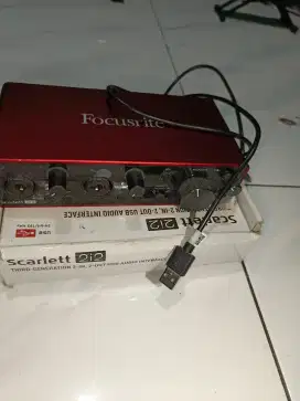 Sound card Scarlett focusrite