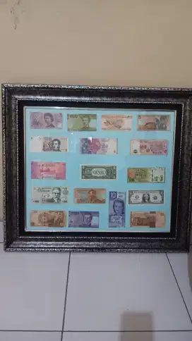 Koleksi uang kertas 3 benua