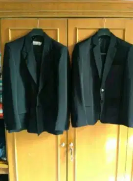 Disewakan jas formal hitam pria size lengkap