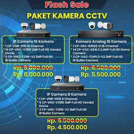 Flash Sale - Paket Kamera CCTV Indoor Outdoor