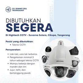 LOWONGAN KERJA TEKNISI CCTV - Suvarna Sutera