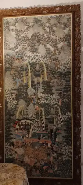 Lukisan bali  KEMBANG