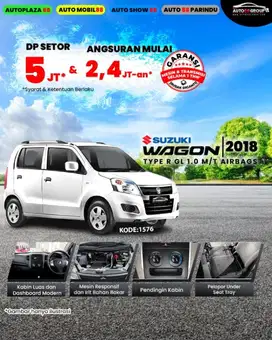 SUZUKI WAGON (PUTIH) TYPE R GL AIRBAGS 1.0 M/T (2018)