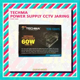 Power Supply CCTV Techma Jaring 5A TCM-1205PS