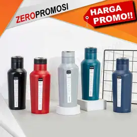 Tumbler Termos Canteen 4 Sisi Datar dengan Sedotan