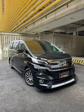 toyota vellfire G limited AT 2017 hitam, tdp minim gass