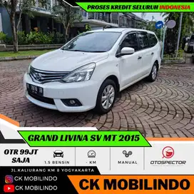 (DP4jt) Grand Livina SV Manual 2015 Plat R ORISINIL Kredit Murah