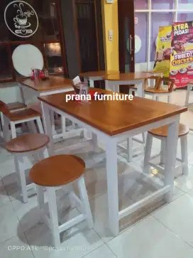 Meja kursi cafe resto dan warung makan