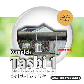 Rumah minimalis dekat mesjid musabbihin komplek Tasbi 1 / tasbih 1