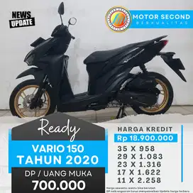 Ready Vario 150 th 2020 Dp mulai dari 700k terima tuker tambah juga