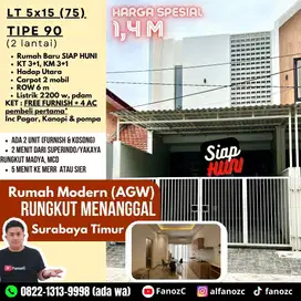 rumah rungkut surabaya, jual rumah surabaya, rumah baru siap huni