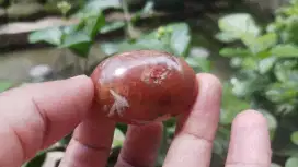Cincin Liontin Agate Lumut