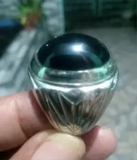 Batu cincin akik yaman wulung habasyir