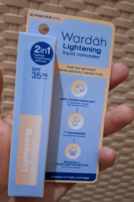 Concealer Wardah Shade 01 Pink Fair