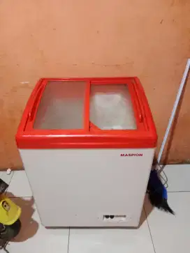 Frezer maspion 100l masih orsinil