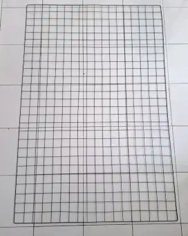 Jaring Kawat Ram Tanpa Bingkai Ukuran 100x150cm