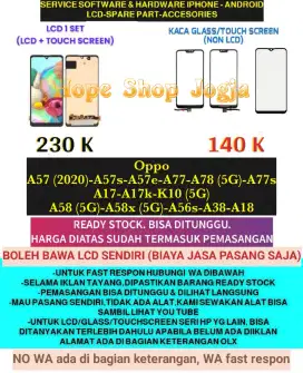 Service HP-Baterai/Touchscreen-LCD OPPO A38-A18-A57 (2020)