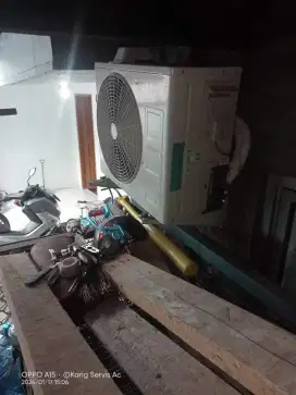 Service AC bongkar pasang ac isi freon dan elektronik lain