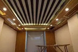 Pasang Untuk Plafon - Partisi Gypsum / PVC WIFON + Kusen Alumunium+CAT