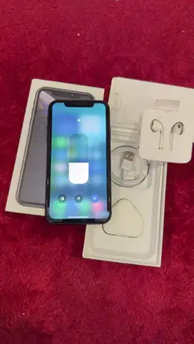 Dijual Iphone Xr Black 128GB Lengkap Terdaftar