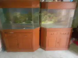 Jual akuarium lemari