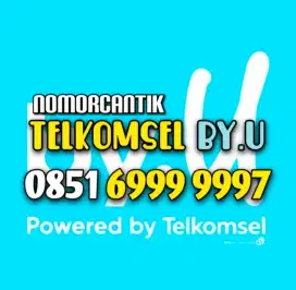 (bisa COD) Nomor Cantik Kartu TELKOMSEL by.U byU HOKI HEKSA 999 999