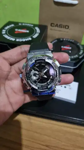 Jam Tangan Pria G Shock GM 110 BM Auto Light Aktif Fullset