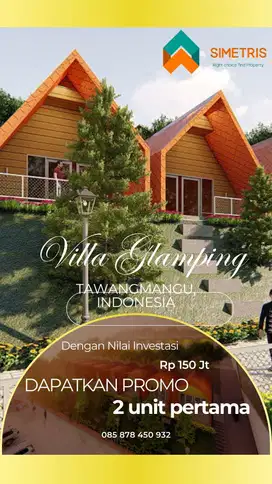 ( Tawangmangu ) Villa Glamping di Tawangmangu