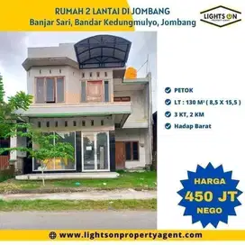 jual rumah murah d Jombang lokasi strategis padat penduduk