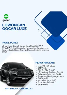 Kami dari PT. Blue bird gruop. TBK saat ini sedang membuka lowongan