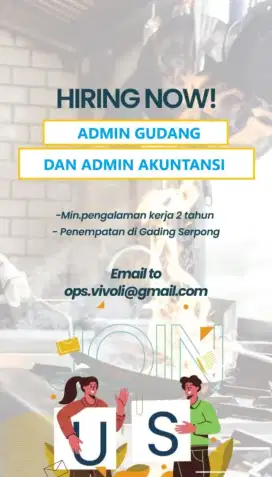 ADMIN GUDANG + AKUNTANSI