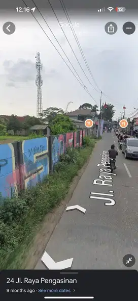 tanah pengasinan luas untuk komersil pinggir jalan murah