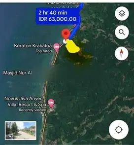 Tanah Shm 55.000 Mt2 Di Jl Raya Anyer Dekat Maxone Hotel