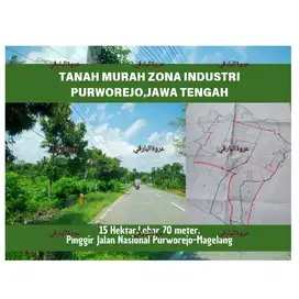 Tanah Murah Zona Industri Purworejo